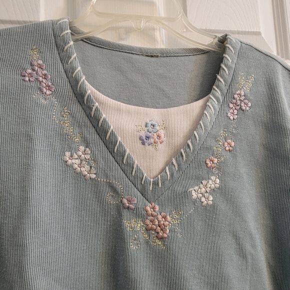 2 for $13 tops (with faux undershirt detailing) - Picture 4 of 6